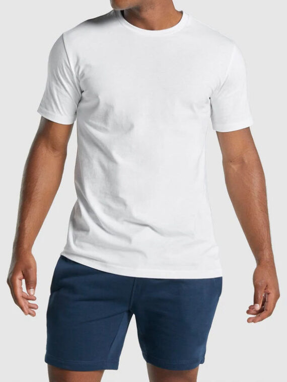 Simple Plain Men's T-Shirt WY49