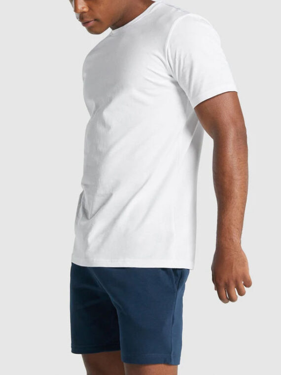 Simple Plain Men's T-Shirt WY49