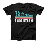 Retro Photographer Evolution Camera Lens Photo Photography T-Shirt