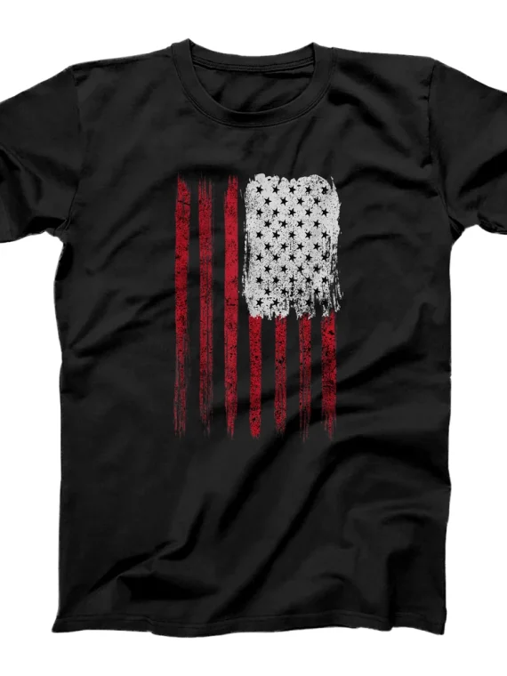 Vintage american flag t usa flag t 4th of July patriotic usa T-Shirt